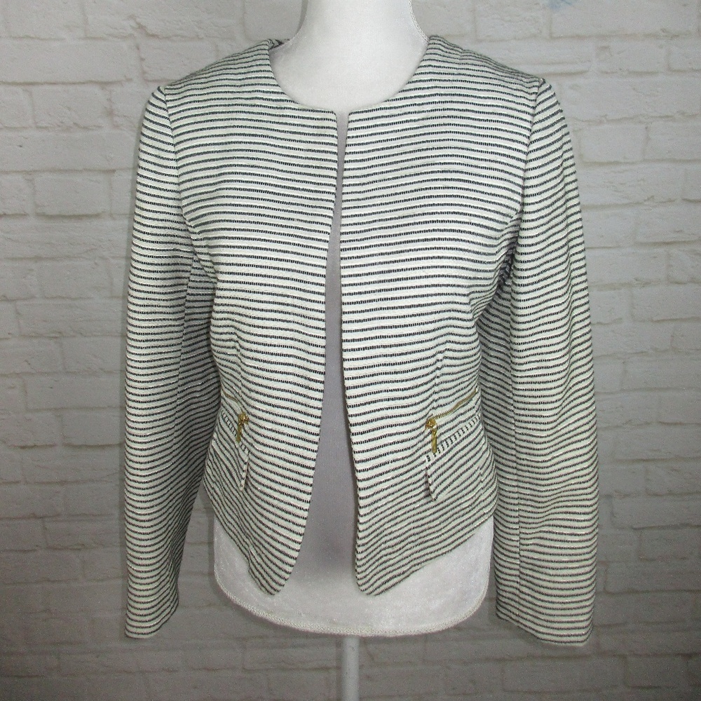 Katherine Barclay Montreal Black White Blazer - Picture 3 of 6
